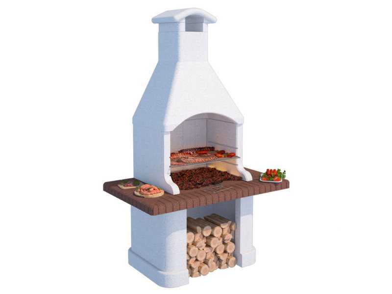 Linea VZ Posillipo - Grillkamin f&uuml;r Holz/Holzkohle