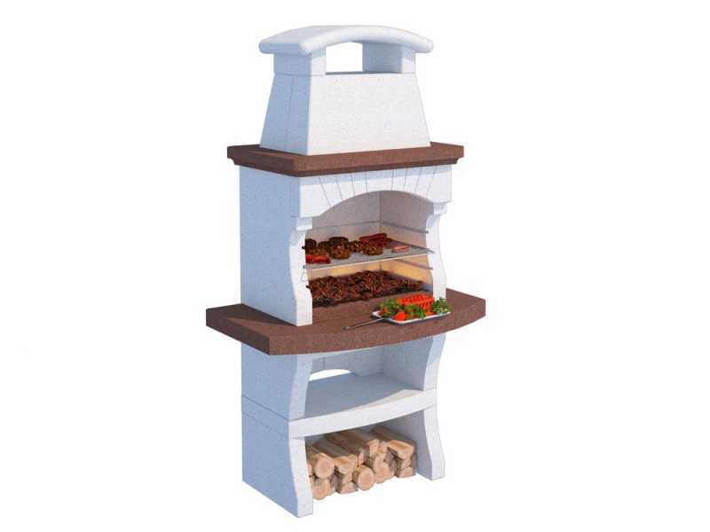 Linea VZ Maiorca - Grillkamin f&uuml;r Holz/Holzkohle