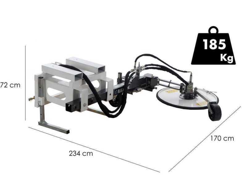 BlackStone B-Disc 800 - Schwenkscheibe - Scheibendurchmesser 80 cm - leichte Reihe