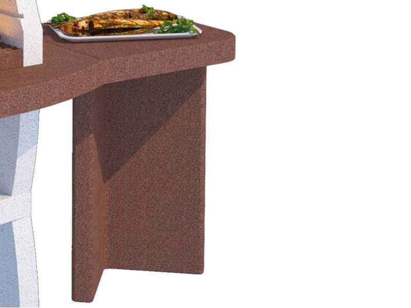 Linea VZ Portofino - Grillkamin f&uuml;r Holz/Holzkohle