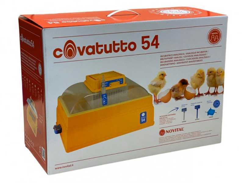 Novital Covatutto 54 - Manuelle Brutmaschine f&uuml;r Eier - 54 Eier