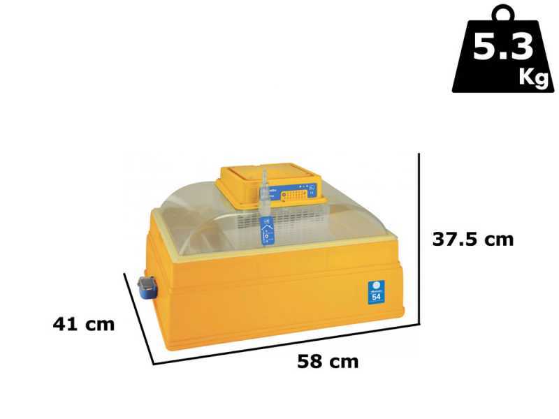 Novital Covatutto 54 - Manuelle Brutmaschine f&uuml;r Eier - 54 Eier