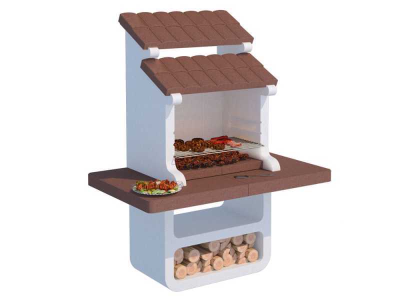 Linea VZ Portocervo - Grillkamin - f&uuml;r Holz und Holzkohle