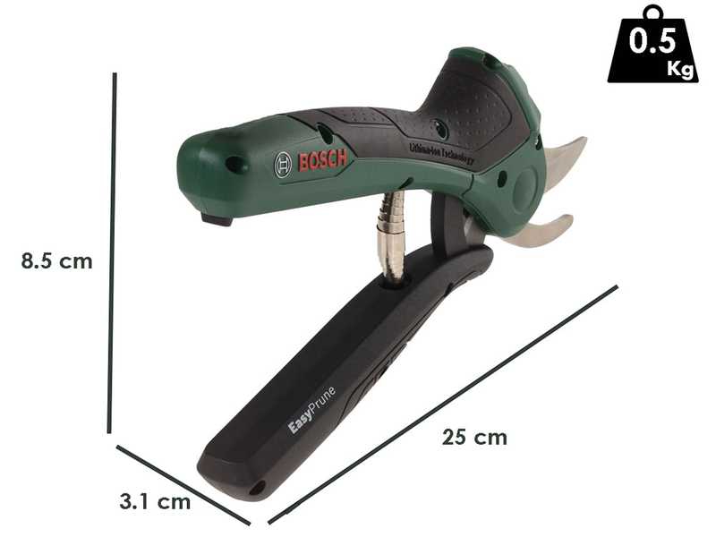 Bosch EasyPrune AssistCut - Akku-Gartenschere - 3.6V 1.6Ah