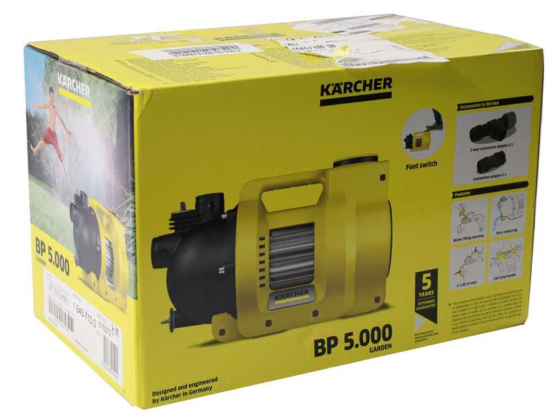 K&auml;rcher BP 5.000 Garden - Gartenpumpe f&uuml;r die Bew&auml;sserung - 650 W - 5000 l/h