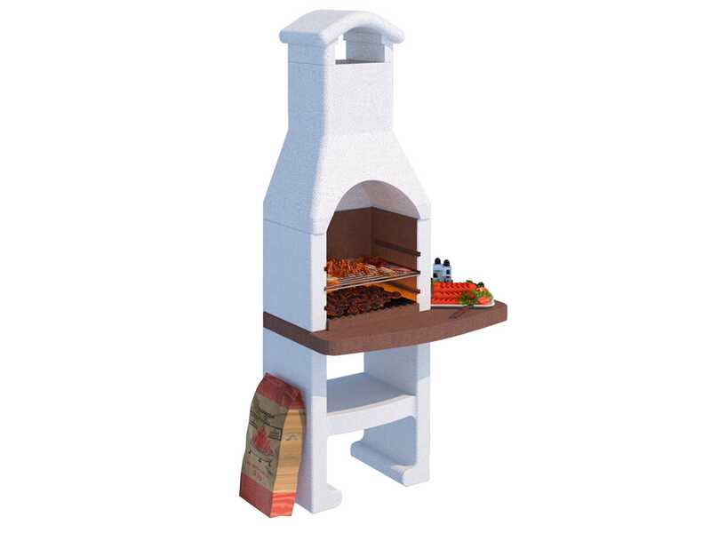 Linea VZ Mentone - Grillkamin - f&uuml;r Holzkohle
