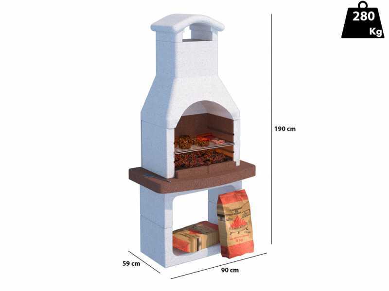 Linea VZ San Remo - Grillkamin - f&uuml;r Holzkohle