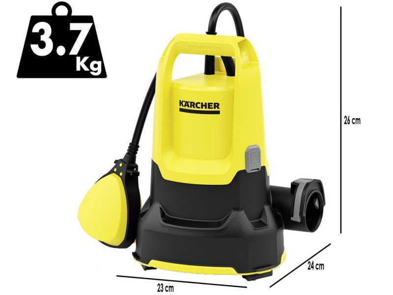 K&auml;rcher SP 9.000 Flat - Flachsaugende Tauchpumpe f&uuml;r Klarwasser - 280 W