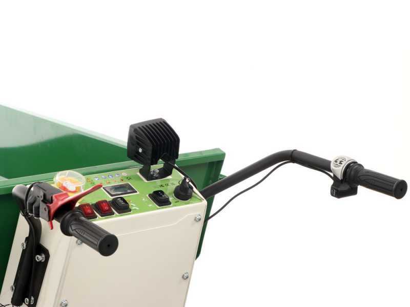 GREENBAY eDUMPER 500-H - Akku-Schubkarre - 48V 32Ah Hydraulische Kippvorrichtung