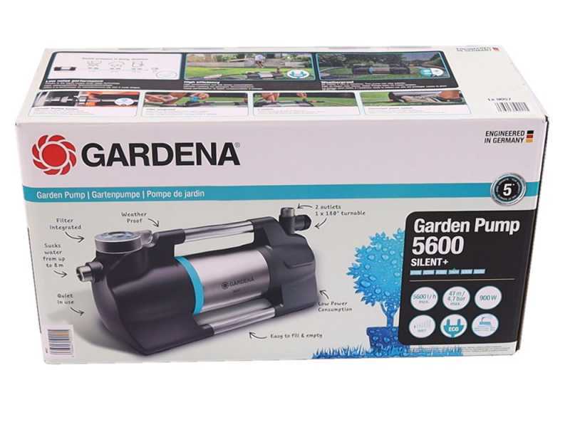 Gardena 5600 Silent+ &ndash; Elektrische Gartenpumpe - 900W