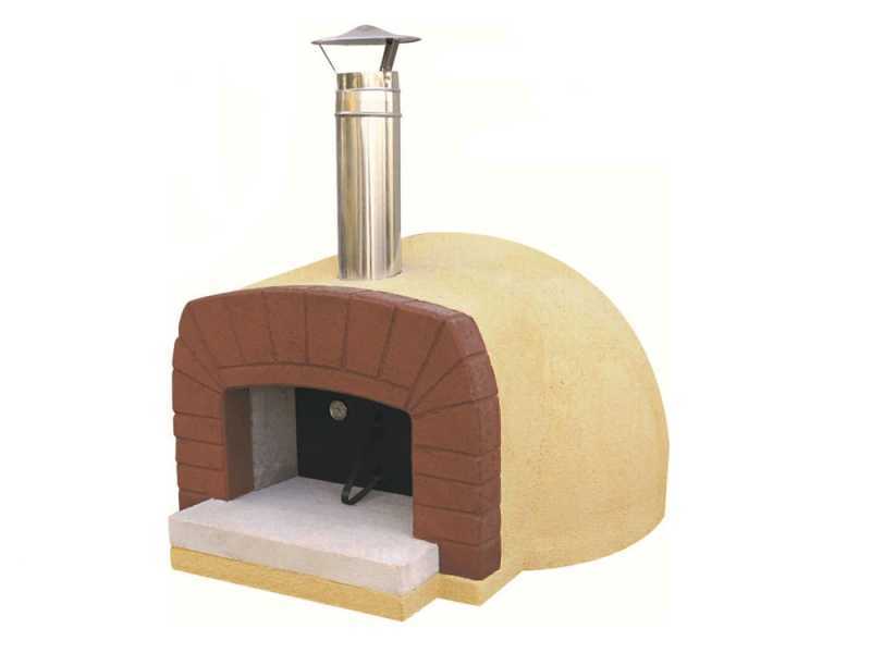 Linea VZ Etna - Holzbackofen f&uuml;r den Aussenbereich - mit &Oslash; 85 cm Kochfl&auml;che - 3 Pizzen