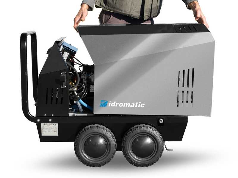 Idromatic Astra 200.15 - Hei&szlig;wasser-Hochdruckreiniger 400 V  - Messingpumpe
