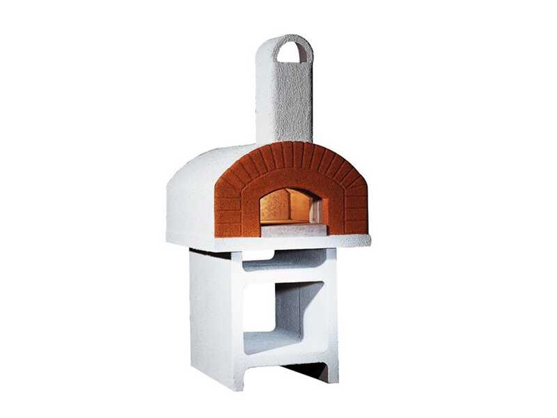 Linea VZ Portici - Holzbackofen f&uuml;r drau&szlig;en aus Beton - Backfl&auml;che 72x70 cm