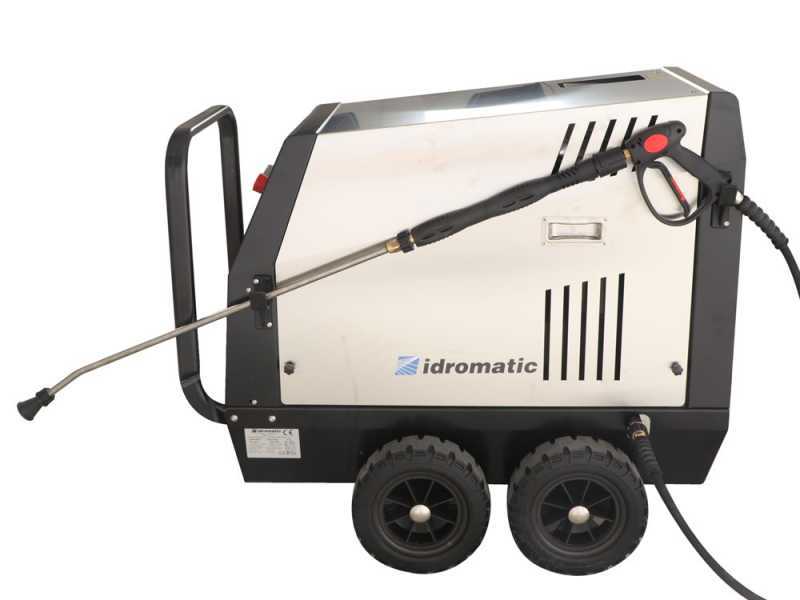 Idromatic Astra 150.15 - Hei&szlig;wasser-Hochdruckreiniger - Messingpumpe - 400V - 150 bar - 900 lt/h