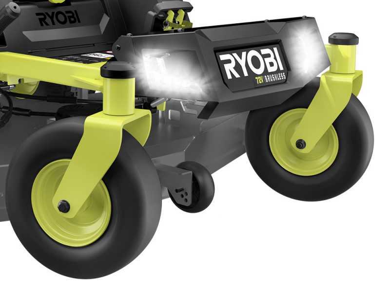 Ryobi ZTRX137 - Akku-Nullwendekreism&auml;her - 72V/30Ah - 137cm Schnittbreite - 2in1