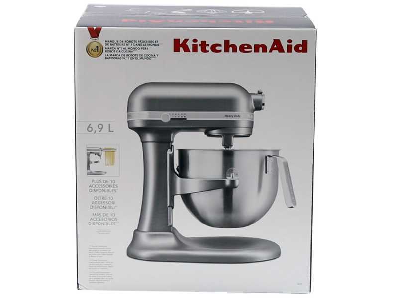 KitchenAid Heavy Duty 5KSM70JPX Silver &ndash; Spiralkneter