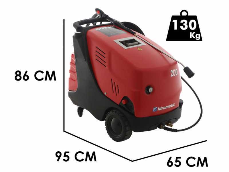 Idromatic Kon 200.15 - Hei&szlig;wasser-Hochdruckreiniger 400 V  -  Messingpumpe