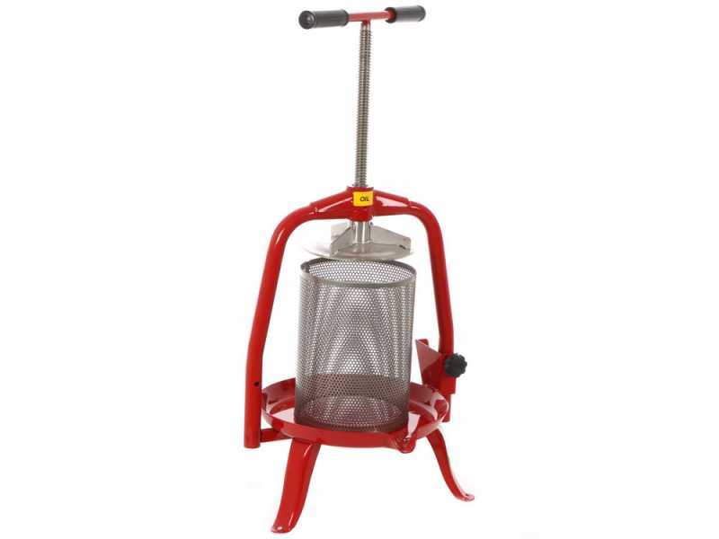 Baesso V20 - Obst- und Gem&uuml;sespindelpresse 9 L - Edelstahlpresskorb