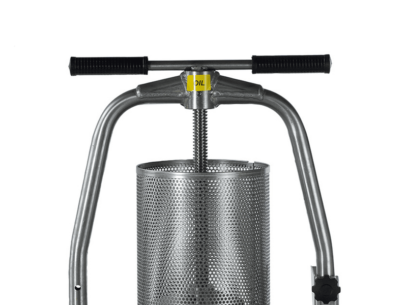 Baesso V20 Edelstahl - Obst- und Gem&uuml;sespindelpresse 9 L - Edelstahlpresskorb
