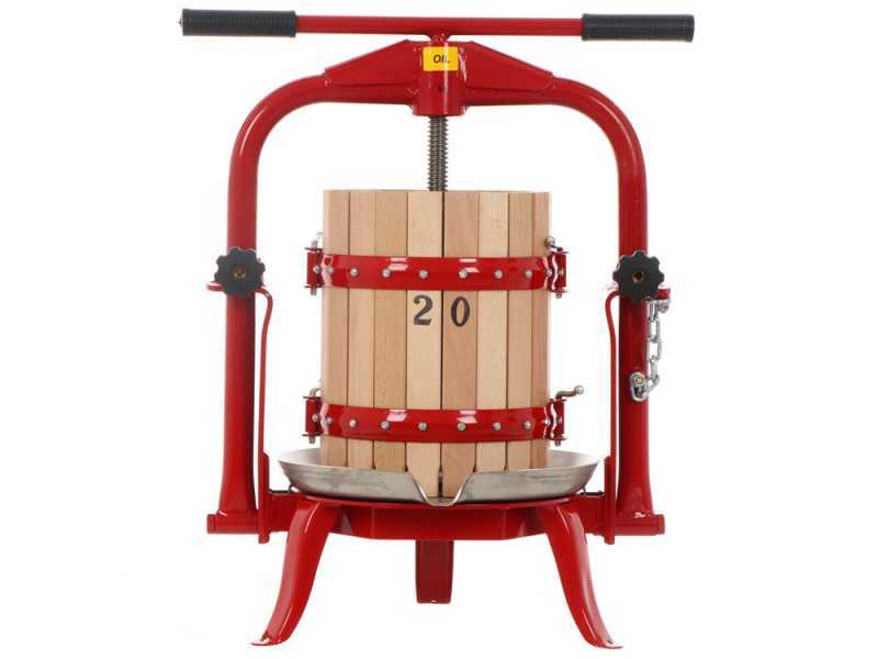 Baesso F20 - manuelle Obstpresse - Spindelpresse - Obst und Gem&uuml;se - 11 l