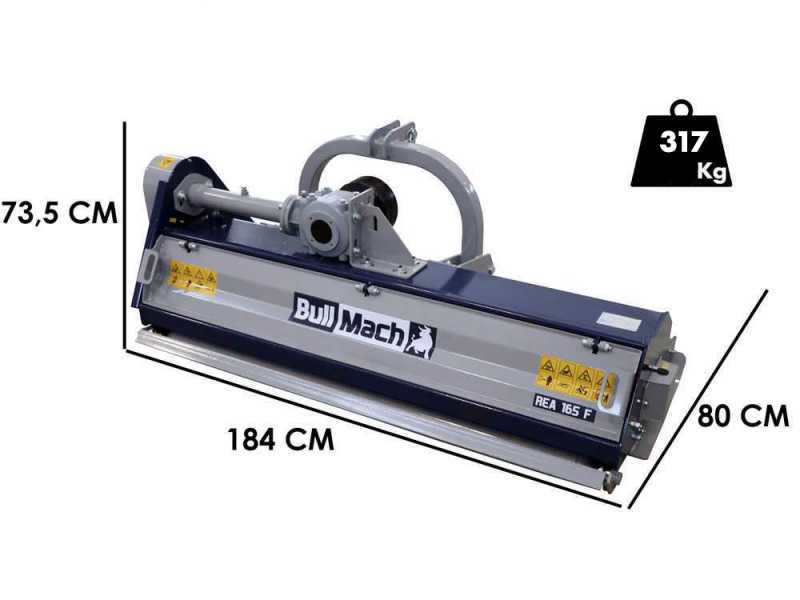 BullMach REA 165 F - Mulcher f&uuml;r Traktoren  - mittlere Baureihe