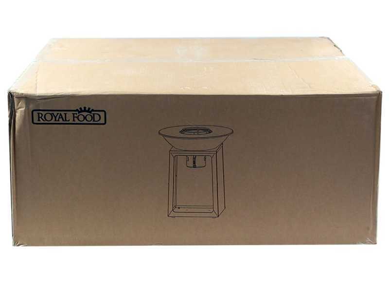 Royal Food COR-4000 - Holzgrill in Corten-Stahl