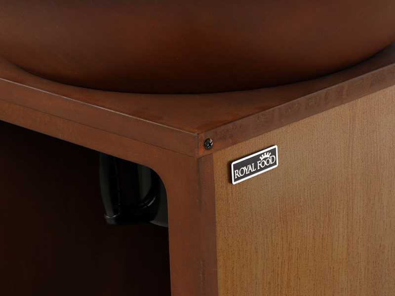 Royal Food COR-4000 - Holzgrill in Corten-Stahl