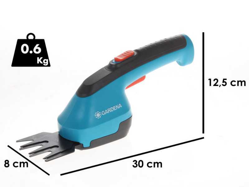 Gardena AccuCut Li - Akku-Grasschere mit integriertem Akku - 3.6V-1.5Ah