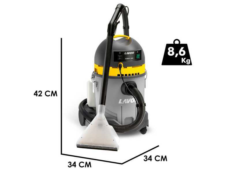 Lavor GBP 20 - Staubsauger-Teppichbodenreiniger mit Saug- und Blasfunktion
