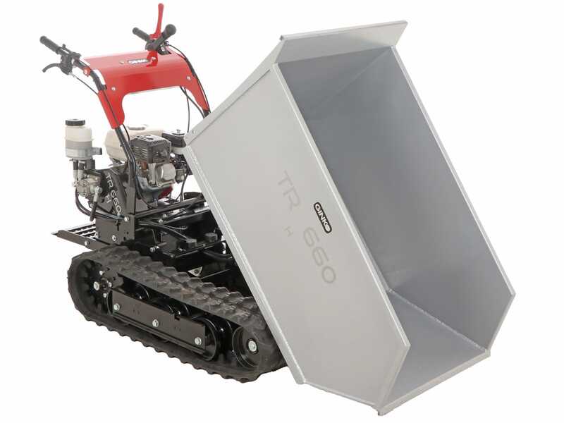 GINKO TR 660 - Raupendumper mt Benzinmotor und Dumpermulde- Honda GX 200 Motor