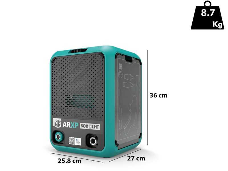 Annovi &amp; Reverberi ARPX BOX3 150LHT - mit Zubeh&ouml;rfach