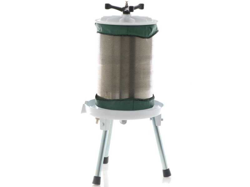 Premium Line Misurina - Hydropresse f&uuml;r Obst - Beh&auml;lter aus Edelstahl - 20 L