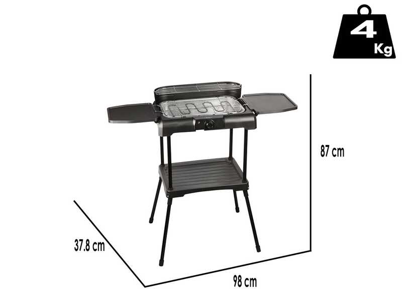 Ardes Brasero Feet - Elektrisches Grillger&auml;t
