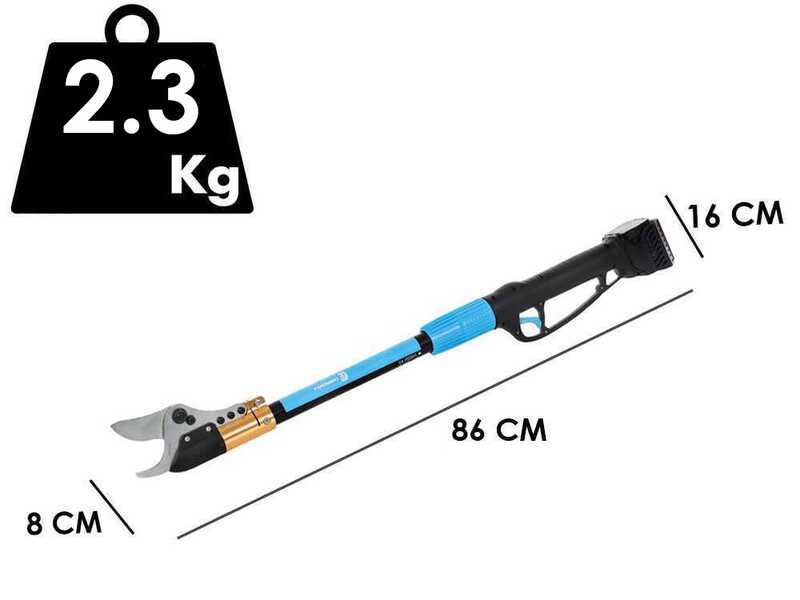 Campagnola STARK 90 - Akku-Baumschere - 2x 21,6V 2,5Ah-Akku - Schnittdurchmesser max. 40 mm