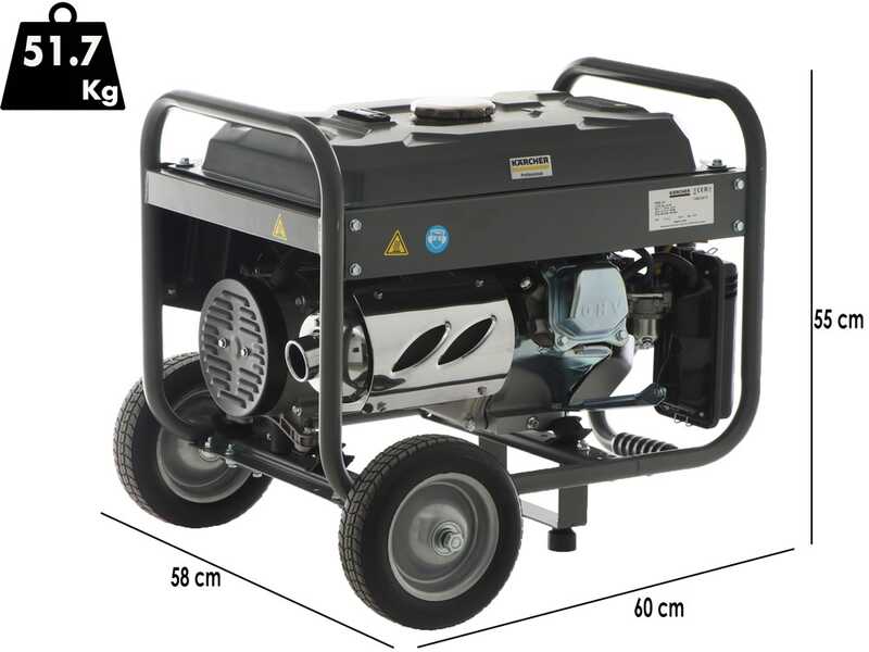 Stromgenerator Pgg-2 7 Kw Doratex Test Kärcher Pro PGG 3/1 - Stromerzeuger - 3 Kw im Angebot | Agrieuro