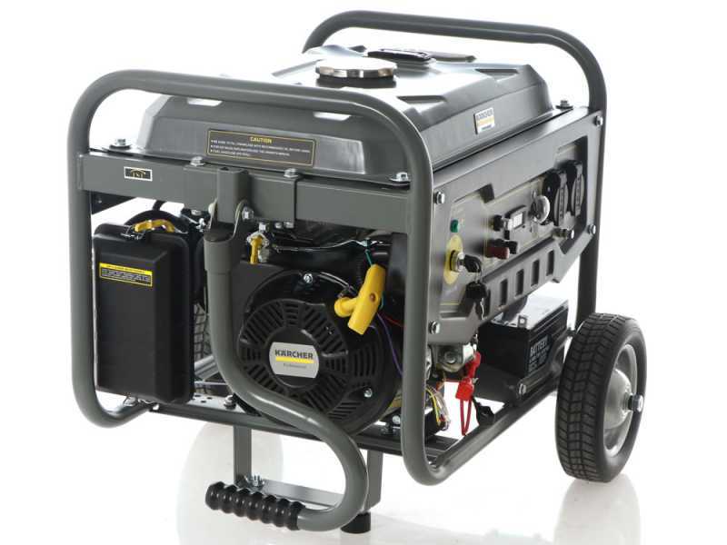 K&auml;rcher Pro PGG 6/1 - Benzin-Stromerzeuger 5.5 kW auf R&auml;dern - Dauerleistung 5 kW - 230V