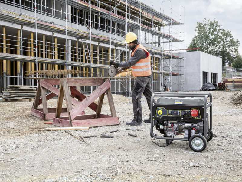 K&auml;rcher Pro PGG 8/3 - Benzin-Stromerzeuger 7.5 kW auf R&auml;dern - dreiphasige Dauerleistung 7 kW