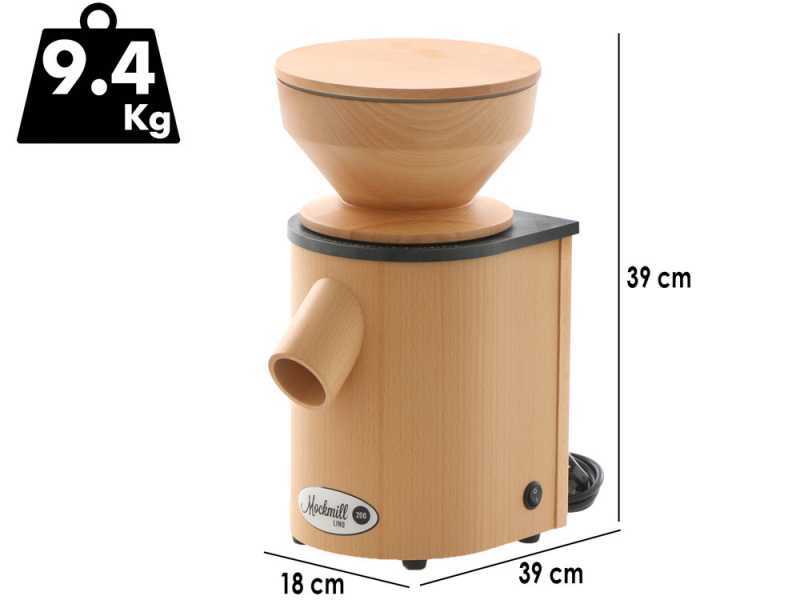 Mockmill Lino 200 - Getreidem&uuml;hle aus Holz - 600W