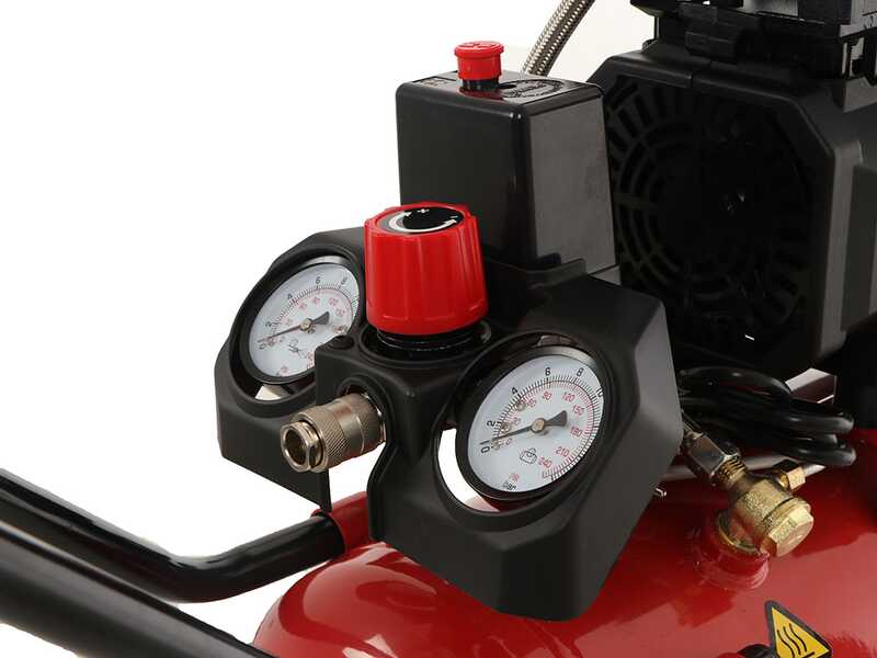 Fini Siltek TB 24 - Elektrischer Kompressor - 24 L Tank - 8 Bar Betriebsdruck