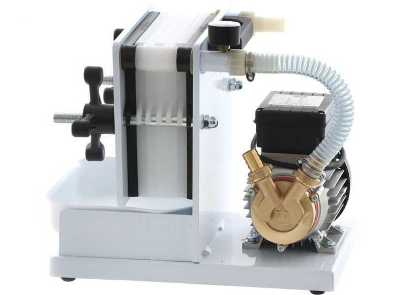 Grifo Hobby 6 - Karton- und Plattenweinfilter - Weinpumpe zum Filtern von Wein