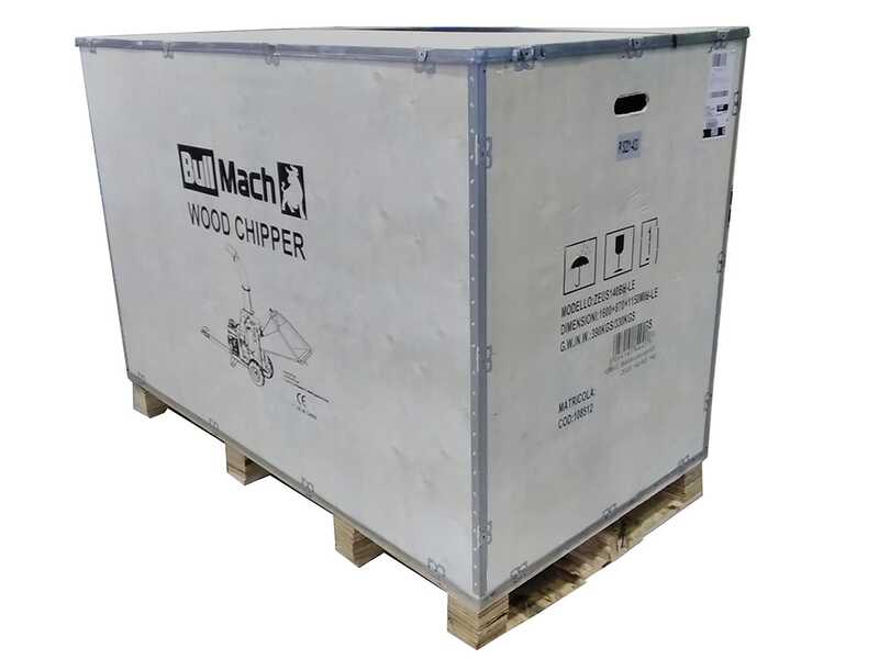 BullMach ZEUS 180 LE - Benzin-H&auml;cksler mit Anh&auml;ngerkupplung - Loncin 420 cm&sup3; -  E-Starter