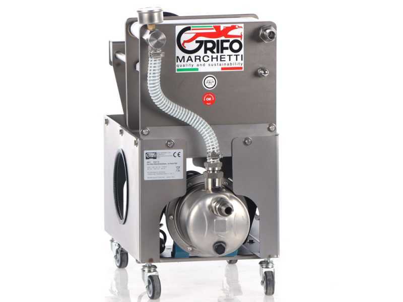 Grifo Professional Inox 10 - Weinfilter mit Wagen - Pumpe aus Edelstahl