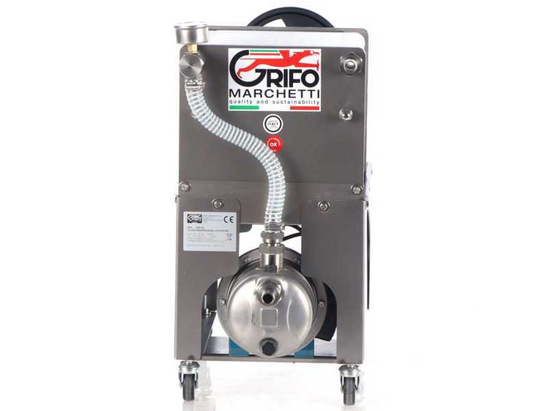 Grifo Professional Inox 20 - Weinfilter mit Wagen - Pumpe aus Edelstahl