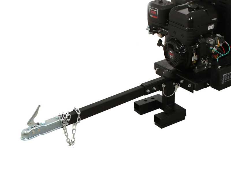 BullMach ZEUS 180 BSE  - H&auml;cksler mit Anh&auml;ngerkupplung - Briggs &amp; Stratton 420 cm&sup3; mit Elektrostarter