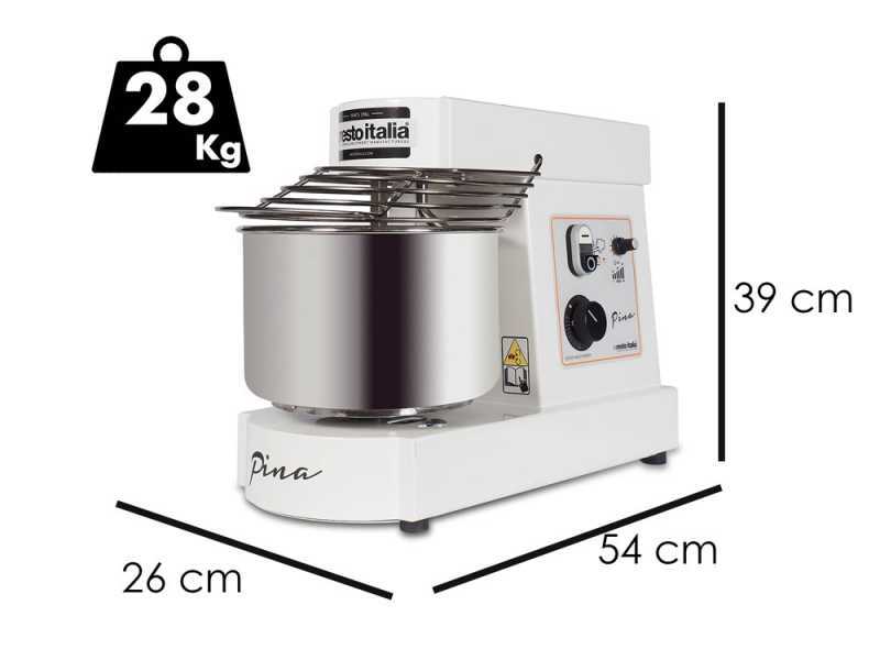 Resto Italia Pina Line MO 10 VV - Spiralkneter mit variabler Geschwindigkeit - 6 kg