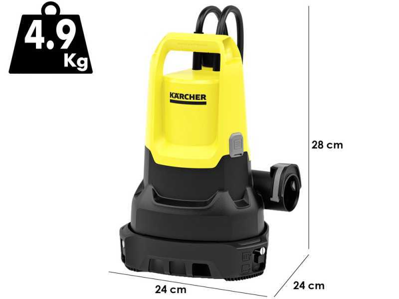 K&auml;rcher SP 16.000 Dual - Elektrische Tauchpumpe f&uuml;r Klar- und Schmutzwasser - Elektropumpe 550 W