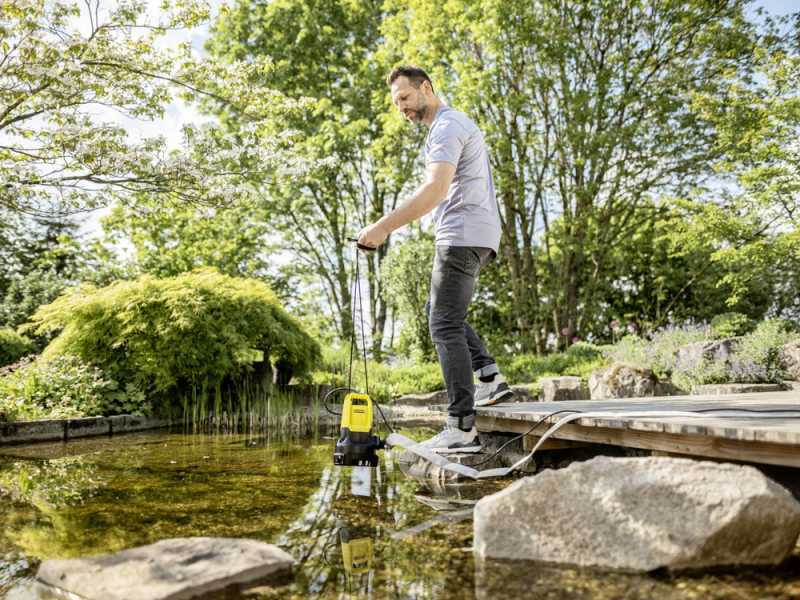 K&auml;rcher SP 16.000 Dual - Elektrische Tauchpumpe f&uuml;r Klar- und Schmutzwasser - Elektropumpe 550 W