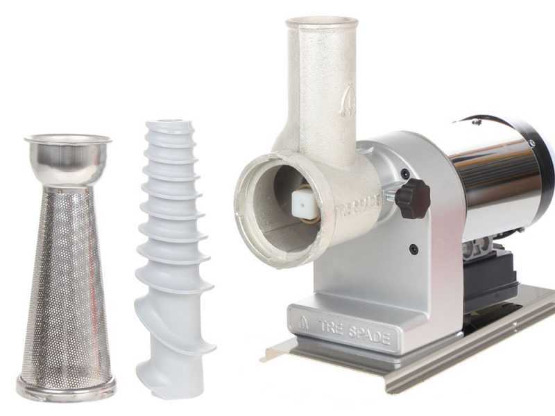 Tre Spade BIG-2P Elegant - Elektrische Tomatenpresse - 480W