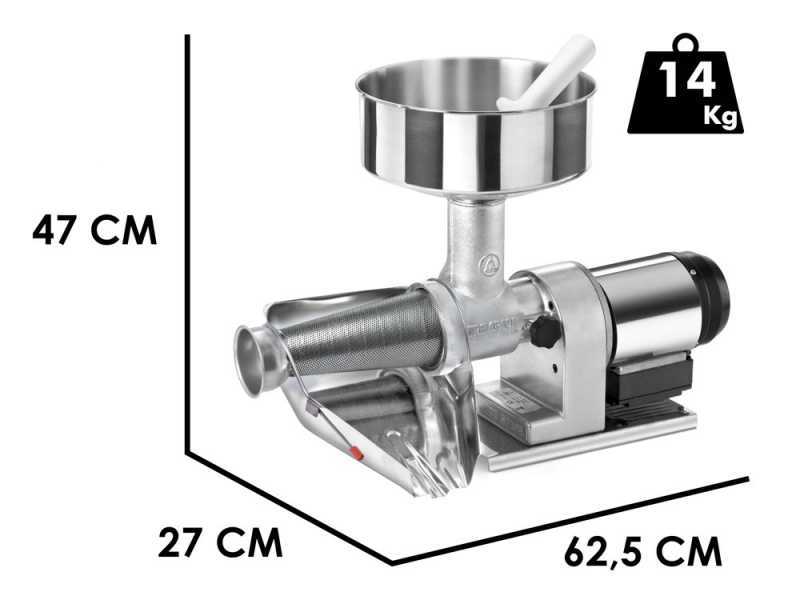 Tre Spade BIG-2P Elegant - Elektrische Tomatenpresse - 480W