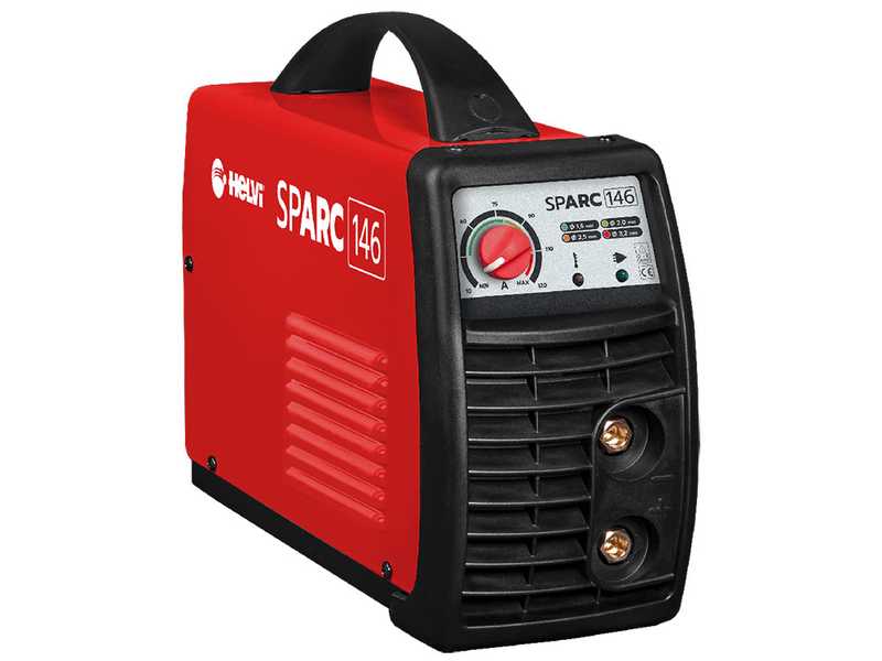 Helvi sparc 146 - Elektroden-Schwei&szlig;ger&auml;t MMA - 120 A - ZUBEH&Ouml;R im Lieferumfang